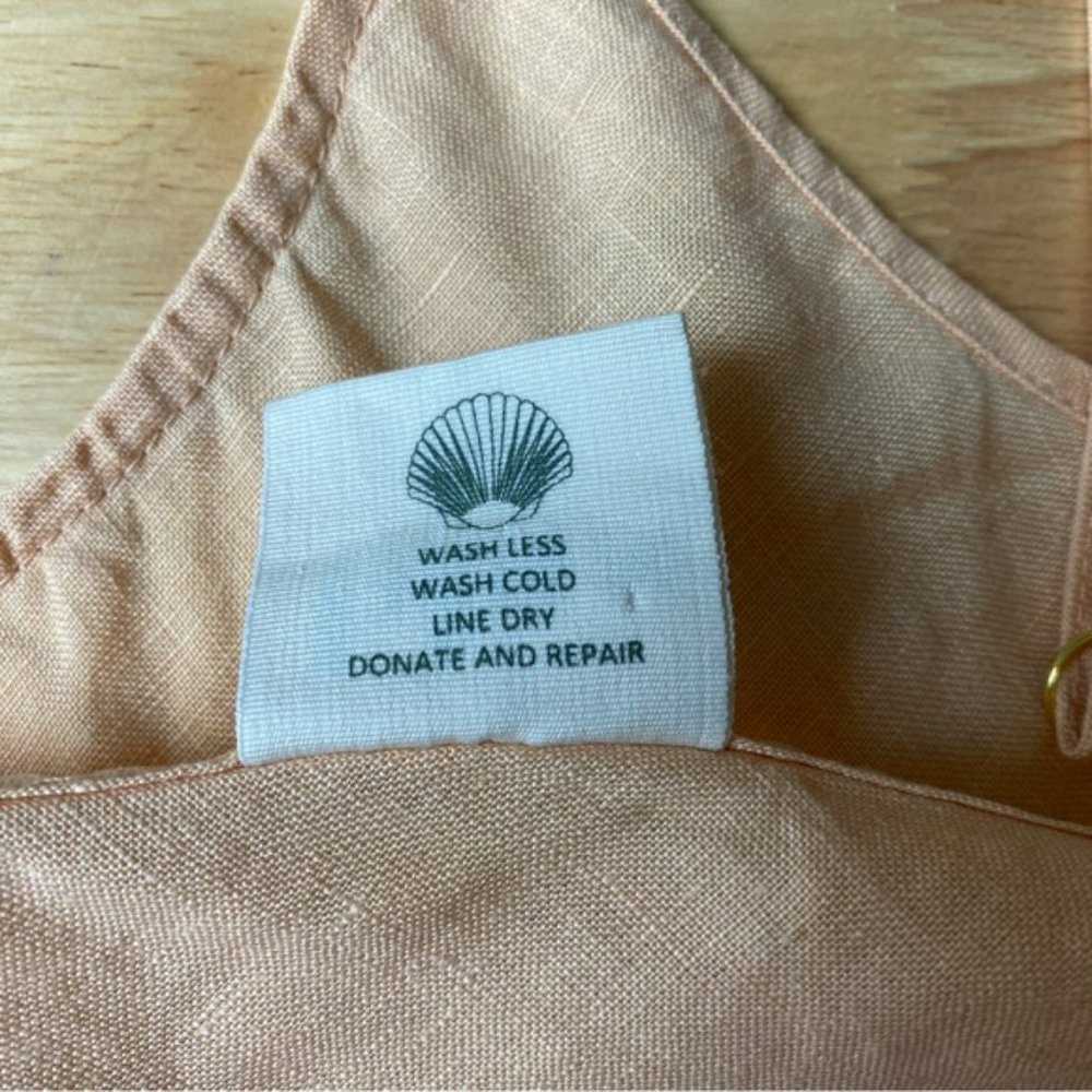 Bias Basics The Slip In Shell Linen Bias Cut Midi… - image 7